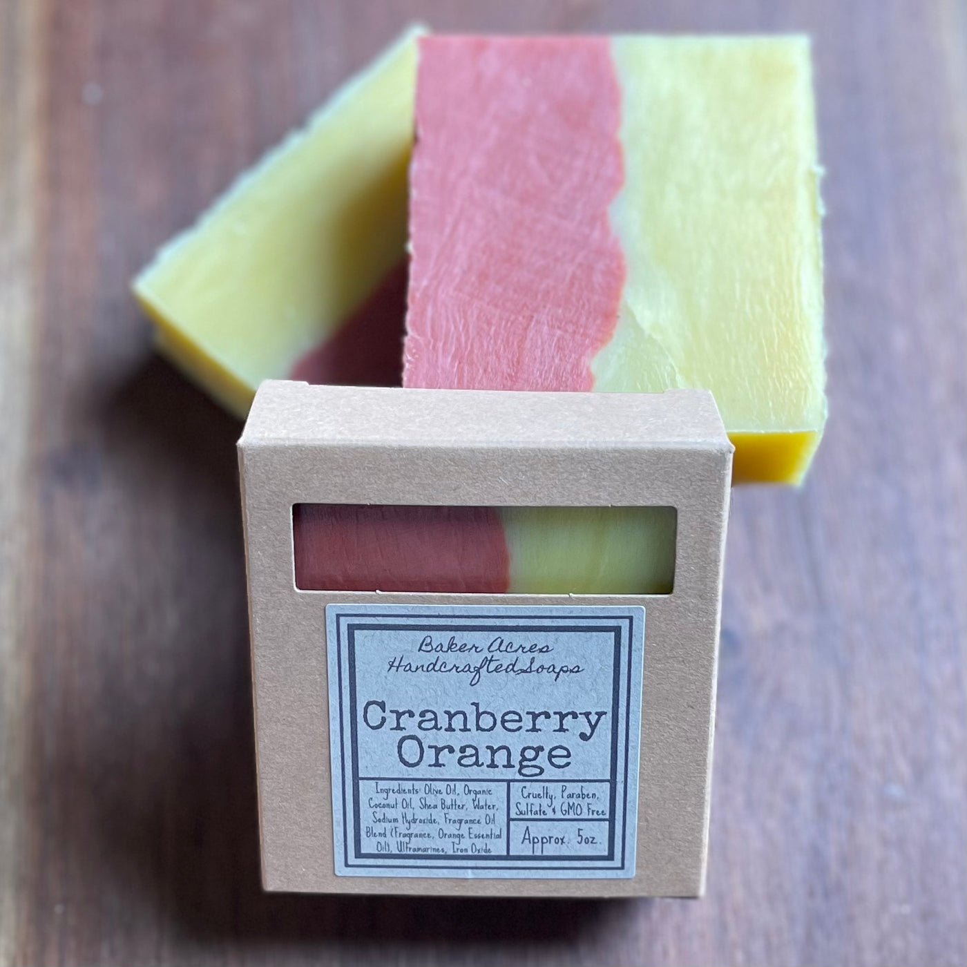 Cranberry Orange Handcrafted Soap