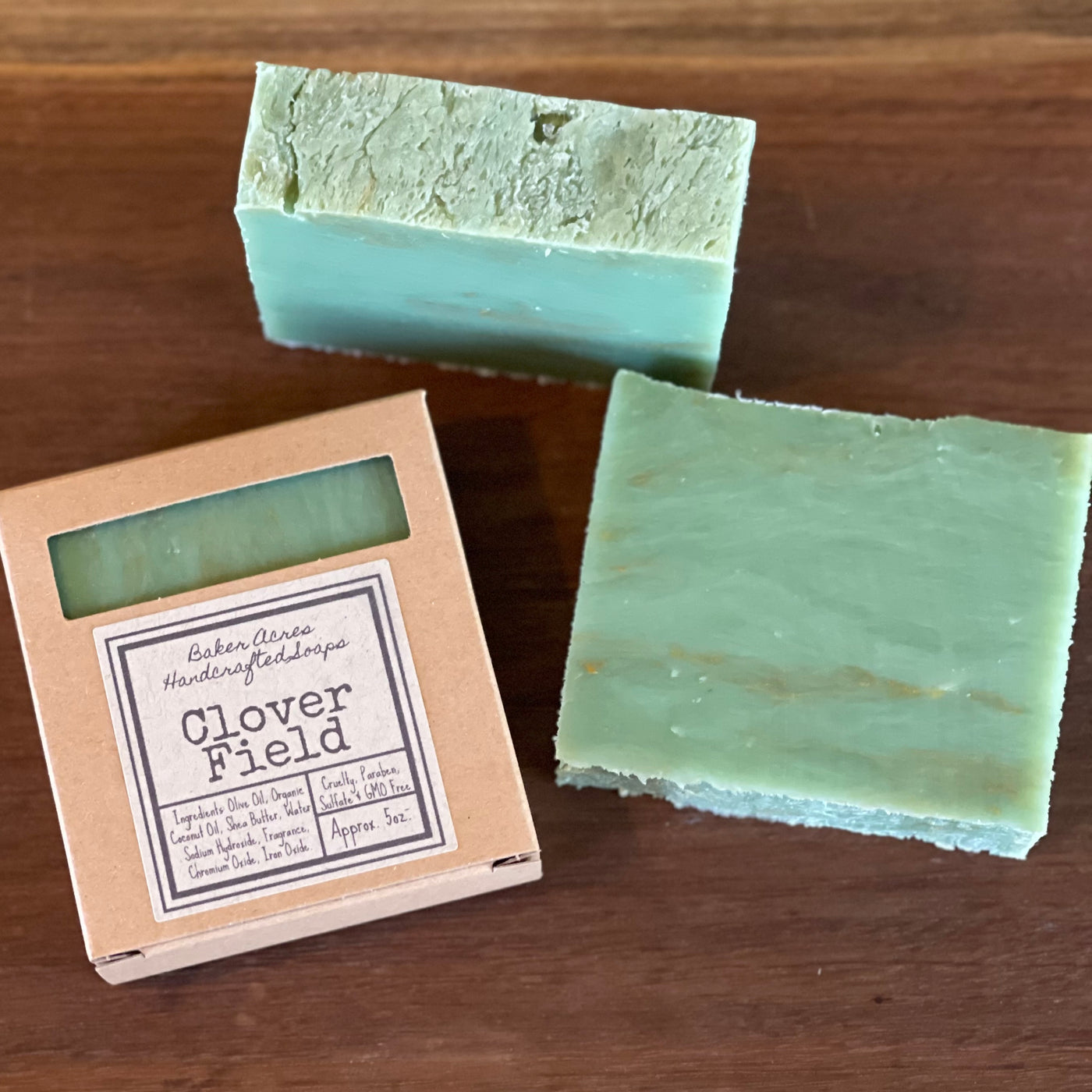 Natural Bar Soap | Clover Field Handcrafted Soap | Baker Acres