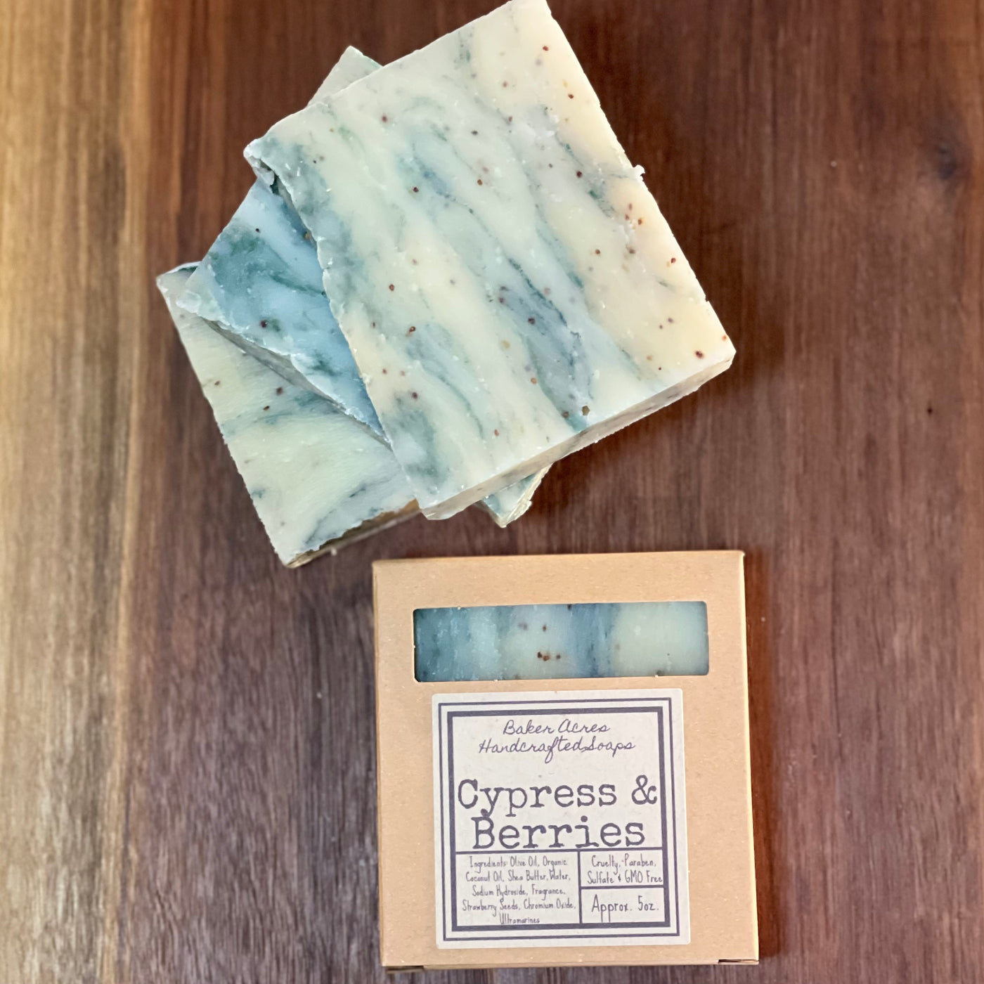 Cypress & Berries Handcrafted Soap
