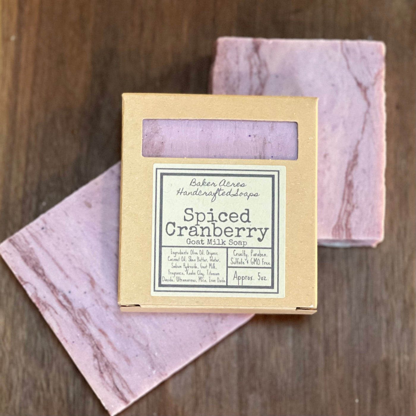 Spiced Cranberry Handcrafted Soap (Goat Milk)