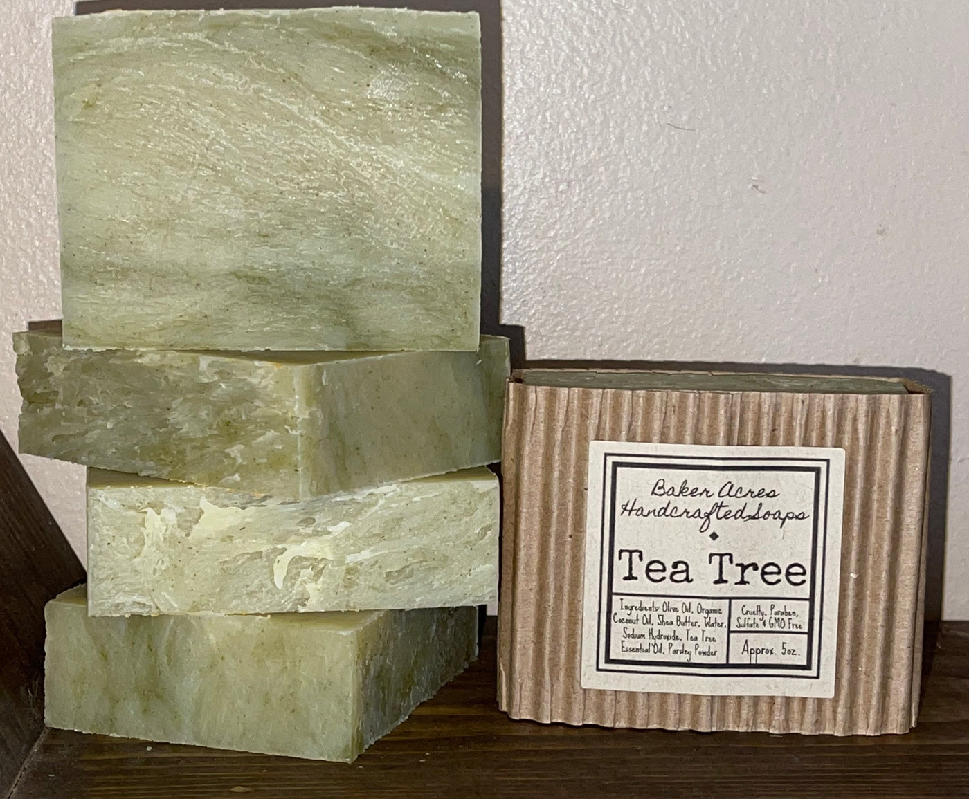 Tea Tree Oil Soap | Exfoliating Soap | Detox Soap Bar | Natural Soap Bar | Homemade Vegan Soap | Organic Antibacterial Soap | Artisan Soap