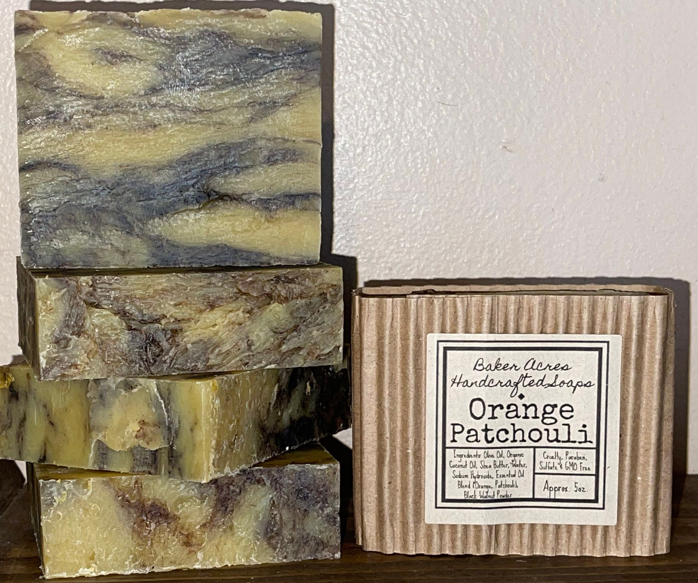 Orange Patchouli Soap Bar | Handcrafted Soap | Handmade Soap | Essential Oils Soap | Natural Organic Soap | Large Bath Soap | Artisan Soap